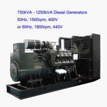 Générateur diesel diesel de type silencieux 1000kw 1250kVA 50Hz